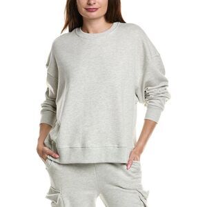 Weworewhat Womens Crewneck Sweatshirt, Grey